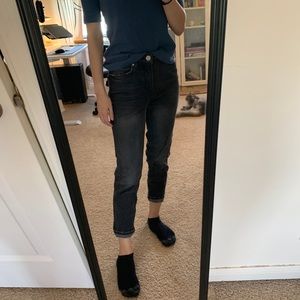 UO slim straight jeans